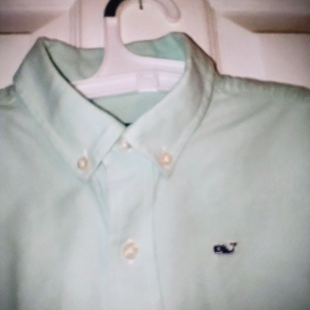 Boys Vineyard Vines Oxford Button Down Shirt Size 7